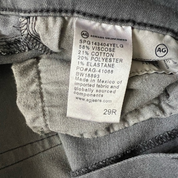 AG The Prima cigarette leg grey jeans - Picture 3 of 5